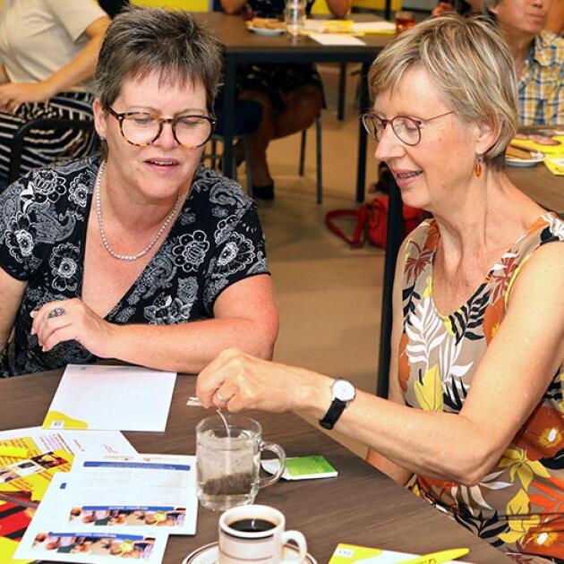 Foto van het Alzheimercafé.